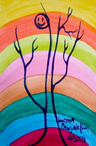 Painting: "Without the live - life 2", Watercolour, author: Lucyna Pawlak (Lu), 2009