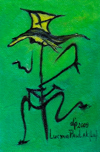 Painting: "Cleanings 3", Oil, author: Lucyna Pawlak (Lu), 2009