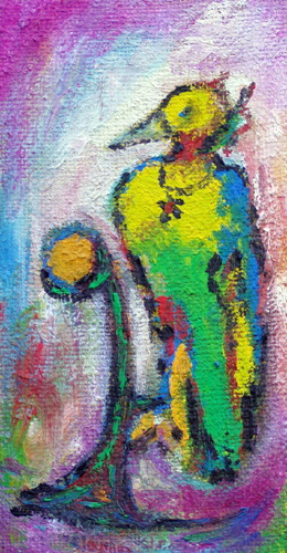 Obraz: "Dumny jestem", Olej, autor: Lucyna Pawlak (Lu), 2008