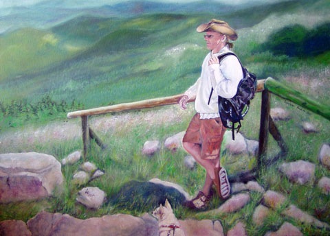 Painting: "Jaromir", Oil, author: Lucyna Pawlak (Lu), 2006