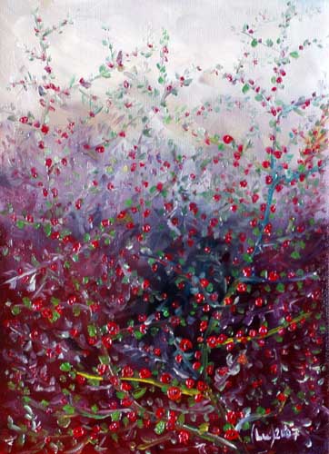 Painting: "Autumn II", Oil, author: Lucyna Pawlak (Lu), 2007