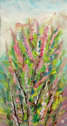 Painting: "Summer 120", Oil, author: Lucyna Pawlak (Lu), 2008