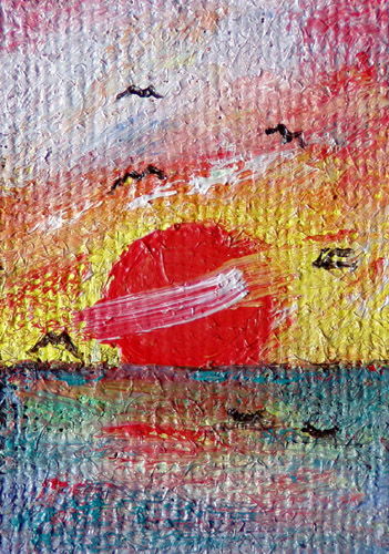 Obraz: „Lato 131”, Olej, autor: Lucyna Pawlak (Lu), 2008