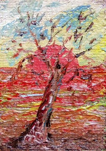 Painting: "Summer 139", Oil, author: Lucyna Pawlak (Lu), 2008