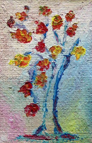 Painting: "Summer 147", Oil, author: Lucyna Pawlak (Lu), 2008