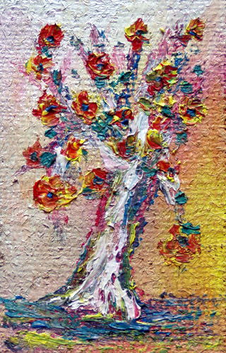 Obraz: „Lato 150”, Olej, autor: Lucyna Pawlak (Lu), 2008
