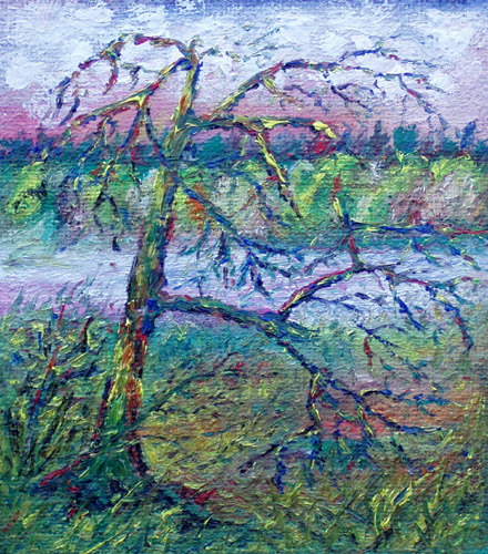 Painting: "Summer 160", Oil, author: Lucyna Pawlak (Lu), 2008