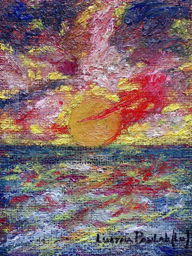 Obraz: "Lato 168", Olej, autor: Lucyna Pawlak (Lu), 2008