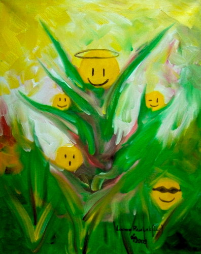 Obraz: „Lepsze jutro 2”, Olej, autor: Lucyna Pawlak (Lu), 2009