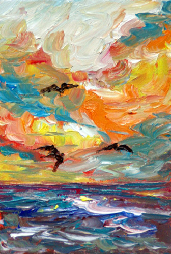 Obraz: "Lato 15", Olej, autor: Lucyna Pawlak (Lu), 2008