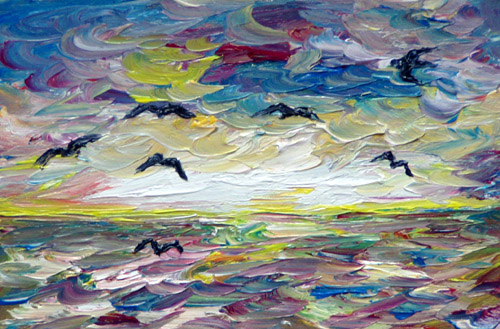 Obraz: "Lato 17", Olej, autor: Lucyna Pawlak (Lu), 2008