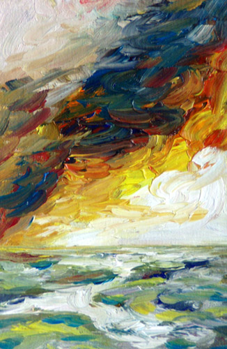 Obraz: "Lato 30", Olej, autor: Lucyna Pawlak (Lu), 2008