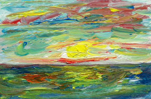 Obraz: "Lato 33", Olej, autor: Lucyna Pawlak (Lu), 2008