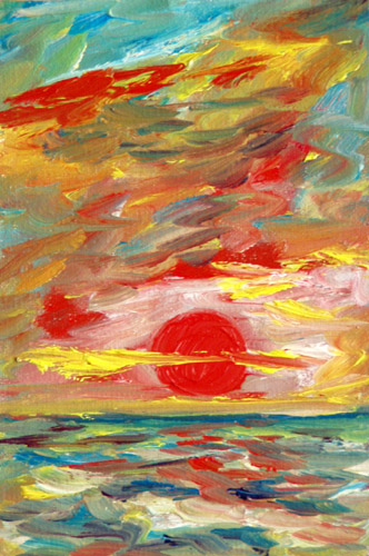 Obraz: "Lato 39", Olej, autor: Lucyna Pawlak (Lu), 2008