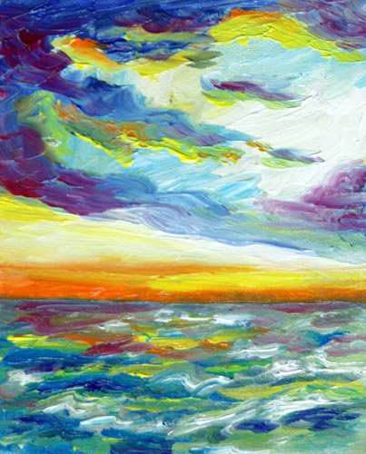 Obraz: "Lato 41", Olej, autor: Lucyna Pawlak (Lu), 2008