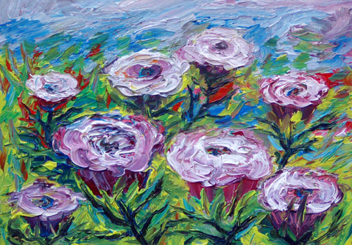 Obraz: "Lato 69", Olej, autor: Lucyna Pawlak (Lu), 2008
