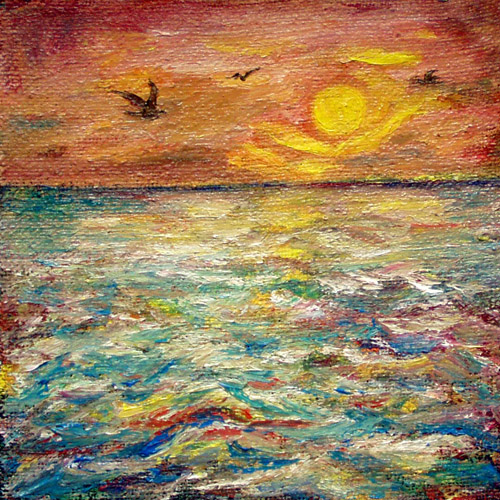 Obraz: "Lato 8", Olej, autor: Lucyna Pawlak (Lu), 2008