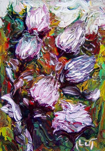 Obraz: "Midi 5", Olej, autor: Lucyna Pawlak (Lu), 2007
