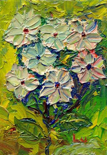 Painting: "Mini IV", Oil, author: Lucyna Pawlak (Lu), 2007