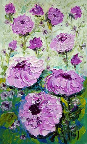 Painting: "Mini XXIII", Oil, author: Lucyna Pawlak (Lu), 2007