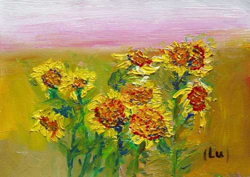 Obraz: „Mini XXXII”, Olej, autor: Lucyna Pawlak (Lu), 2007