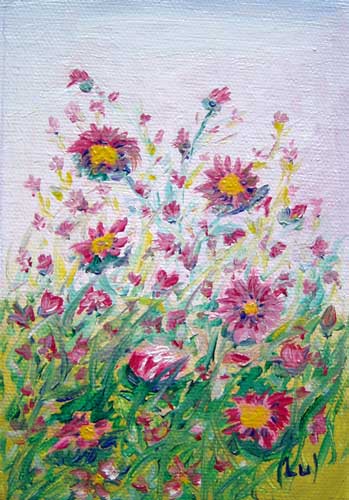 Obraz: "Mini XXXVIII", Olej, autor: Lucyna Pawlak (Lu), 2007
