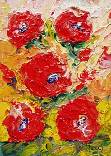 Obraz: "Mini XXXXIII", Olej, autor: Lucyna Pawlak (Lu), 2007