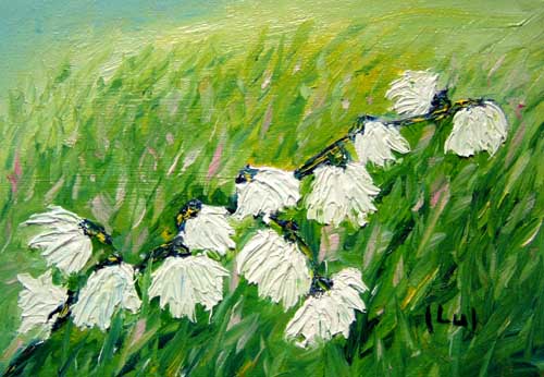 Painting: "Mini XXXXI", Oil, author: Lucyna Pawlak (Lu), 2007