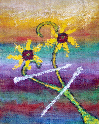Obraz: "Ochrona", Olej, autor: Lucyna Pawlak (Lu), 2008