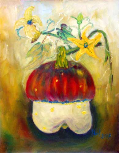 Painting: "Fancy II", Oil, author: Lucyna Pawlak (Lu), 2007