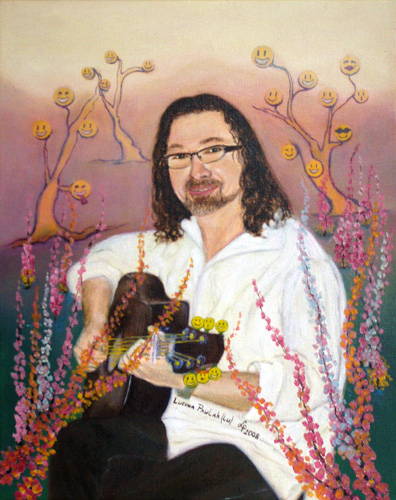 Painting: "Poetry", Oil, author: Lucyna Pawlak (Lu), 2008