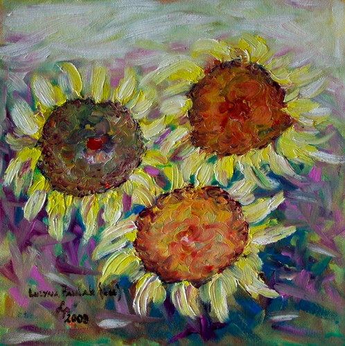 Obraz: „Powrót 13”, Olej, autor: Lucyna Pawlak (Lu), 2009