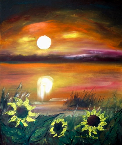 Painting: "Before climate", Oil, author: Lucyna Pawlak (Lu), 2009