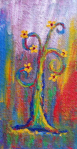 Obraz: "Sen", Olej, autor: Lucyna Pawlak (Lu), 2008