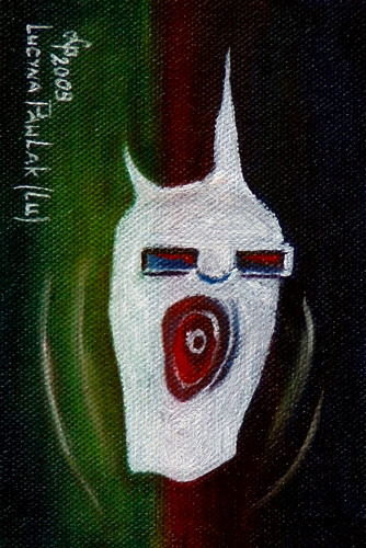 Painting: "Molar tooth 4", Oil, author: Lucyna Pawlak (Lu), 2009