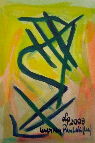 Painting: "Range 10", Watercolour, author: Lucyna Pawlak (Lu), 2009