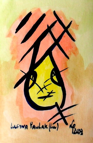 Painting: "Range 101", Watercolour, author: Lucyna Pawlak (Lu), 2009