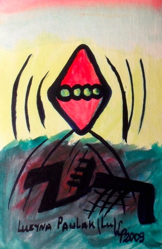Painting: "Range 103", Watercolour, author: Lucyna Pawlak (Lu), 2009
