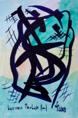 Painting: "Range 106", Watercolour, author: Lucyna Pawlak (Lu), 2009