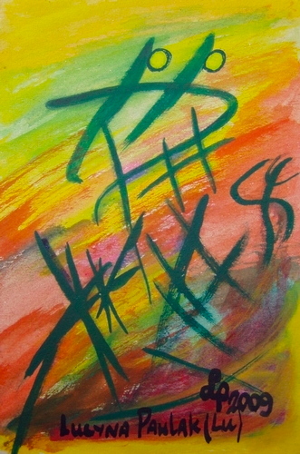 Painting: "Range 11", Watercolour, author: Lucyna Pawlak (Lu), 2009