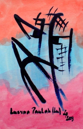 Painting: "Range 111", Watercolour, author: Lucyna Pawlak (Lu), 2009