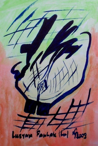 Painting: "Range 114", Watercolour, author: Lucyna Pawlak (Lu), 2009