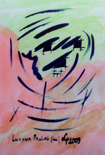 Painting: "Range 115", Watercolour, author: Lucyna Pawlak (Lu), 2009