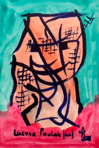 Painting: "Range 116", Watercolour, author: Lucyna Pawlak (Lu), 2009