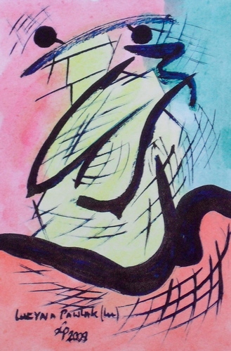 Painting: "Range 127", Watercolour, author: Lucyna Pawlak (Lu), 2009