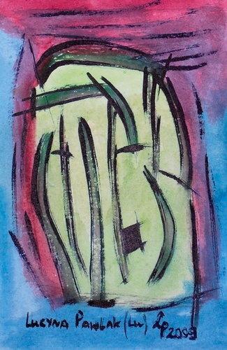 Painting: "Range 144", Watercolour, author: Lucyna Pawlak (Lu), 2009