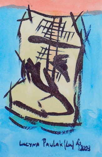 Painting: "Range 148", Watercolour, author: Lucyna Pawlak (Lu), 2009