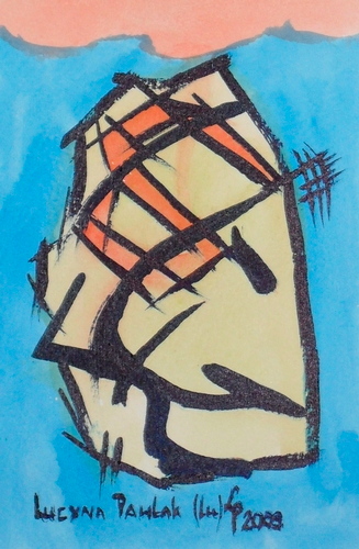 Painting: "Range 149", Watercolour, author: Lucyna Pawlak (Lu), 2009