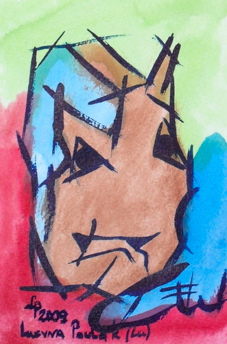 Painting: "Range 156", Watercolour, author: Lucyna Pawlak (Lu), 2009
