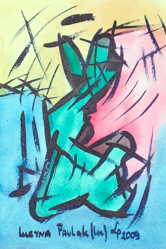 Painting: "Range 157", Watercolour, author: Lucyna Pawlak (Lu), 2009